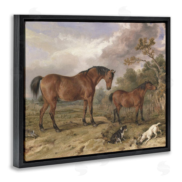 Stupell Industries Corinne Haig | Wild Dogs & Horses Traditional