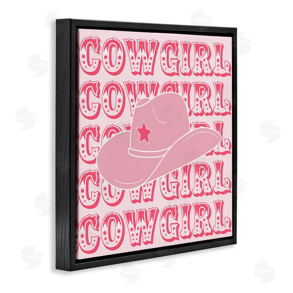 Stupell Industries Corinne Rose Designs | Blush Pink Cowgirl Wall Art