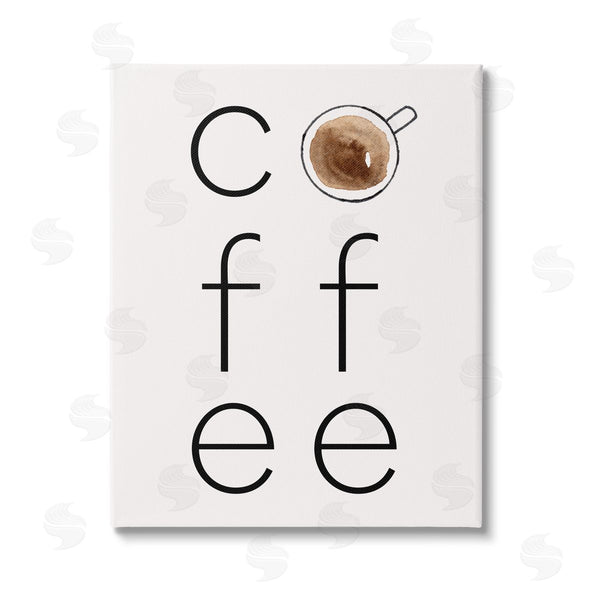 stupell industries Corinne Rose Designs | Coffee Text & Mug Wall Art