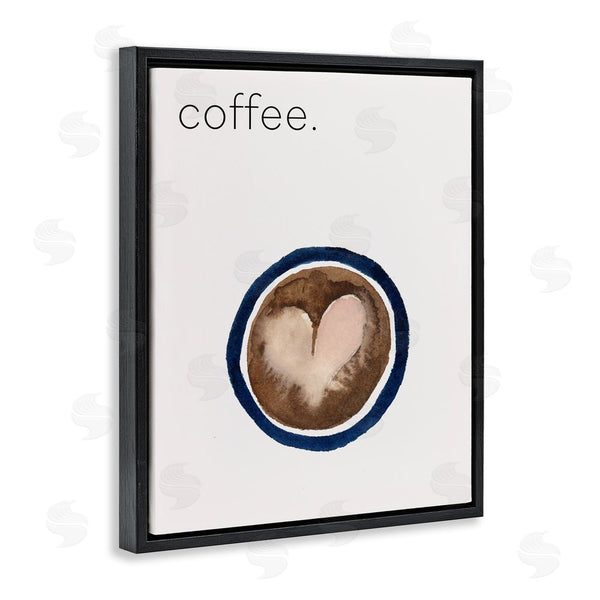 Stupell Industries Corinne Rose Designs | Coffee With Heart Shape Wall Art