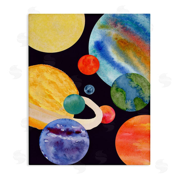 stupell industries Corinne Rose Designs | Planetary Galaxy in Space Wall Art