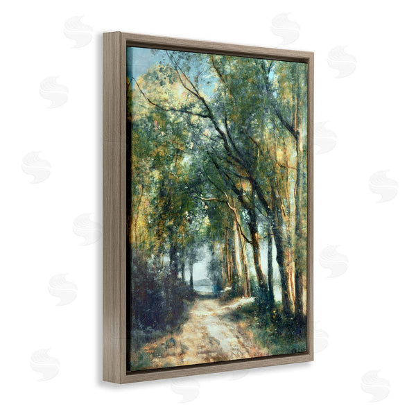 Stupell Industries Corot | Forest Path Under Tree Canopy