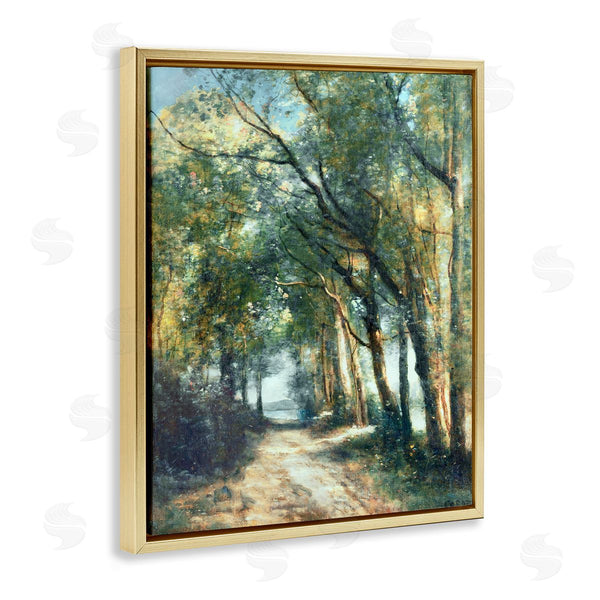 Stupell Industries Corot | Forest Path Under Tree Canopy