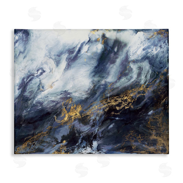 stupell industries Corrie LaVelle | Busy Blue Ocean Water Abstraction Chaotic Wave Wall Art