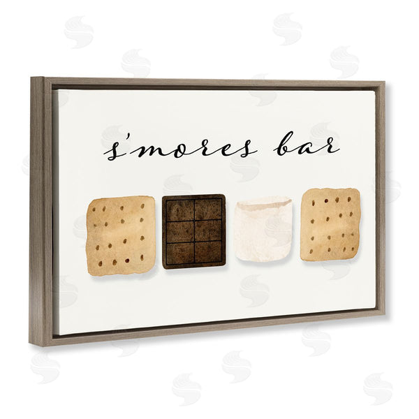 Stupell Industries Corrine Rose Design | S'mores Bar Ingredients