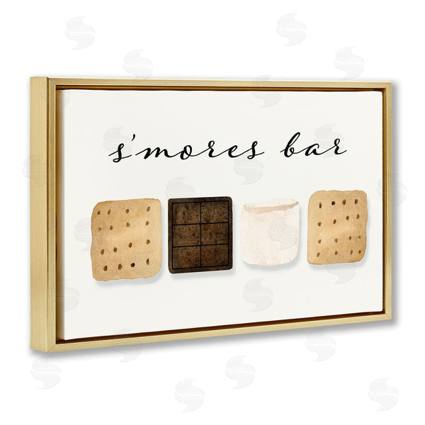 Stupell Industries Corrine Rose Design | S'mores Bar Ingredients
