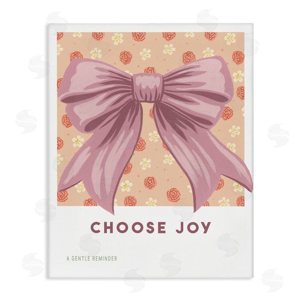 stupell industries Courtney Haley | Choose Joy Bow with Florals