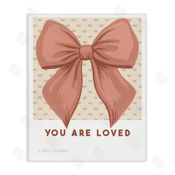 stupell industries Courtney Haley | Coral Bow You Are Loved