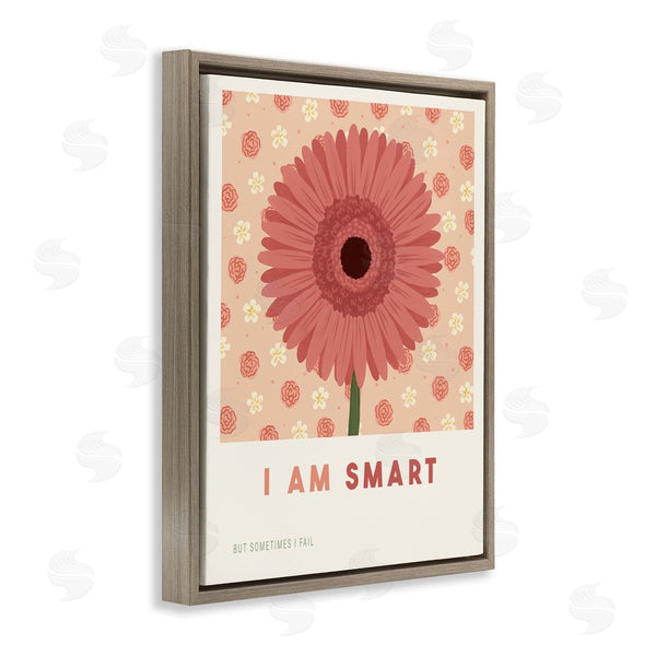 Stupell Industries Courtney Haley | Gerber Daisy I Am Smart