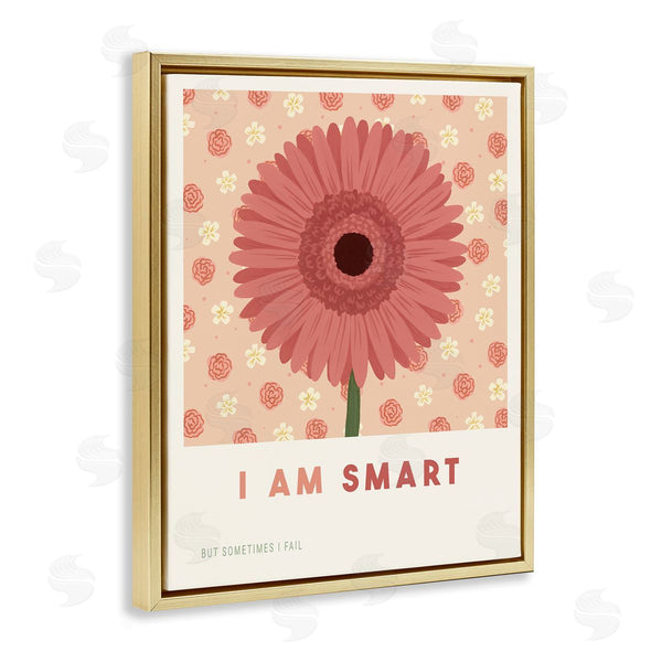 Stupell Industries Courtney Haley | Gerber Daisy I Am Smart