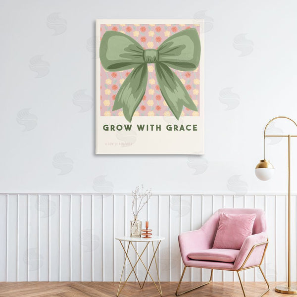 Stupell Industries Courtney Haley | Grow With Grace Ribbon