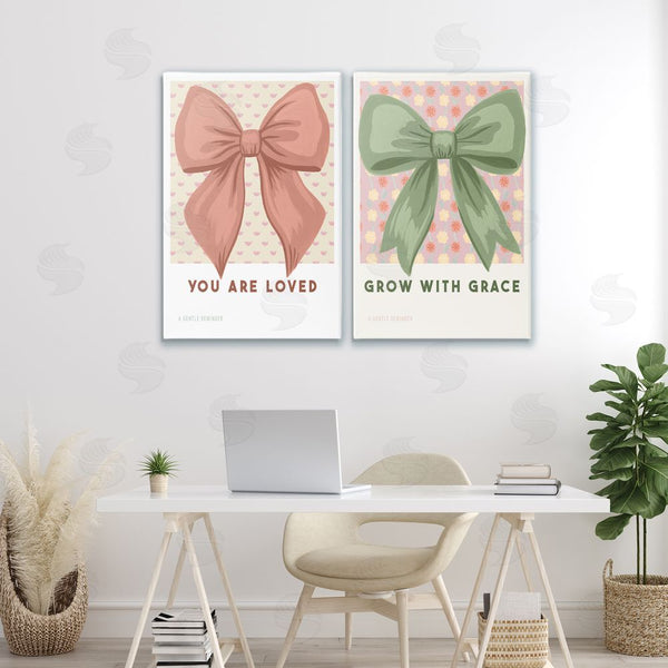 Stupell Industries Courtney Haley | Inspiring Messages Bows Wall Art