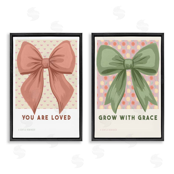 Stupell Industries Courtney Haley | Inspiring Messages Bows Wall Art