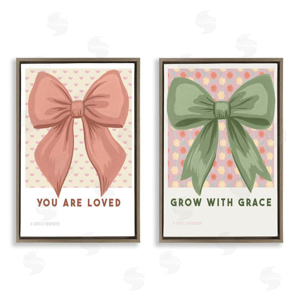 Stupell Industries Courtney Haley | Inspiring Messages Bows Wall Art