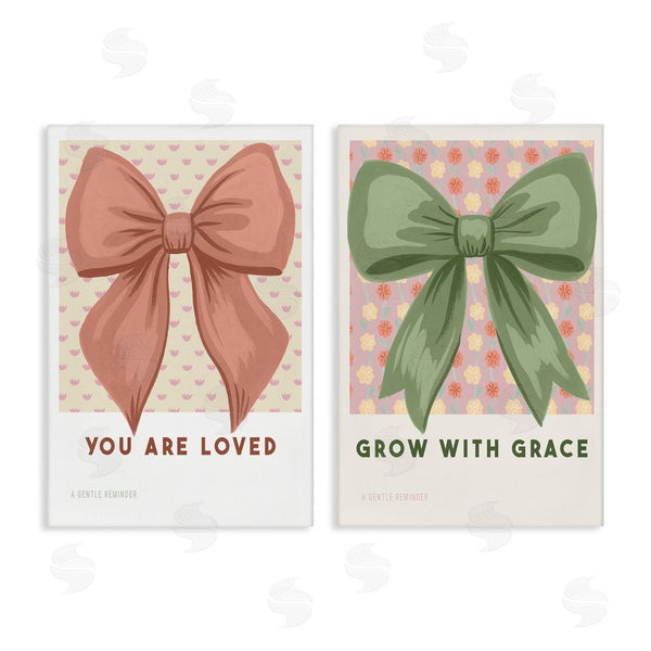 stupell industries Courtney Haley | Inspiring Messages Bows Wall Art
