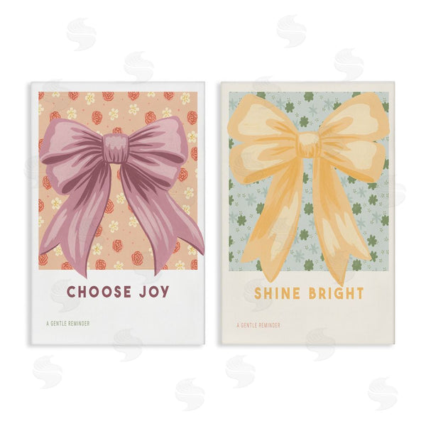 stupell industries Courtney Haley | Inspiring Phrases with Ribbons Wall Art