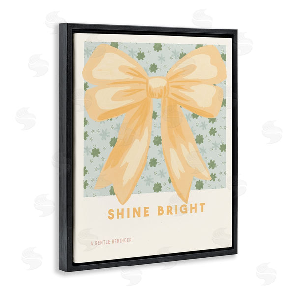Stupell Industries Courtney Haley | Shine Bright Yellow Bow