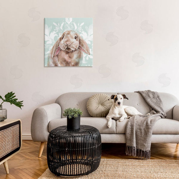 Stupell Industries Courtney Morgenstern | Bunny With Floral Pattern Wall Art