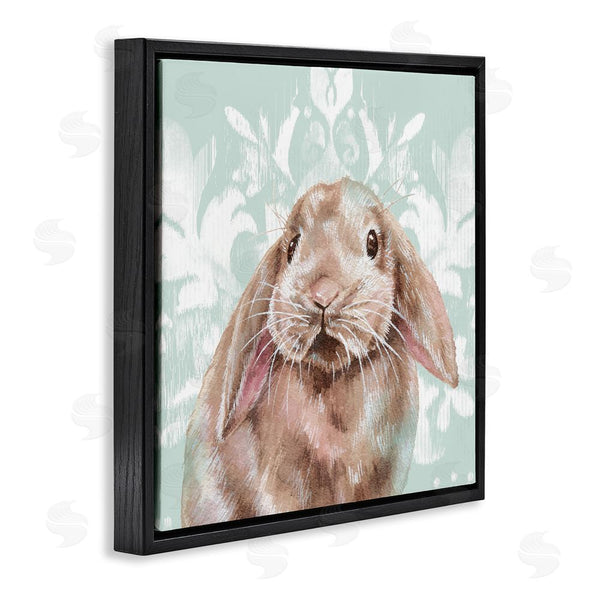 Stupell Industries Courtney Morgenstern | Bunny With Floral Pattern Wall Art