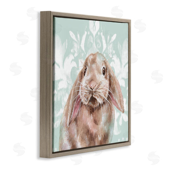Stupell Industries Courtney Morgenstern | Bunny With Floral Pattern Wall Art