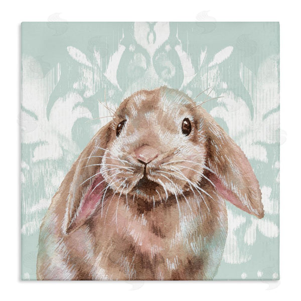 stupell industries Courtney Morgenstern | Bunny with Floral Pattern Wall Art