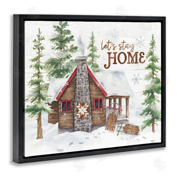 Stupell Industries Courtney Morgenstern | Cozy Winter Cabin Phrase Wall Art