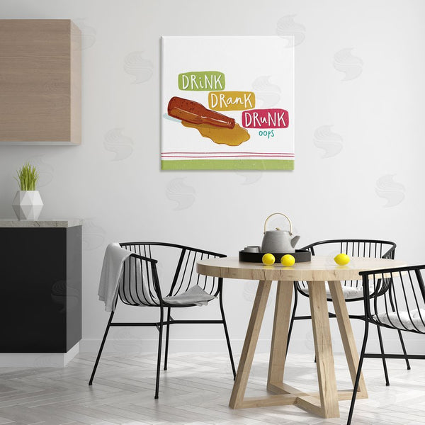 Stupell Industries Courtney Morgenstern | Drink Drank Drunk Wall Art