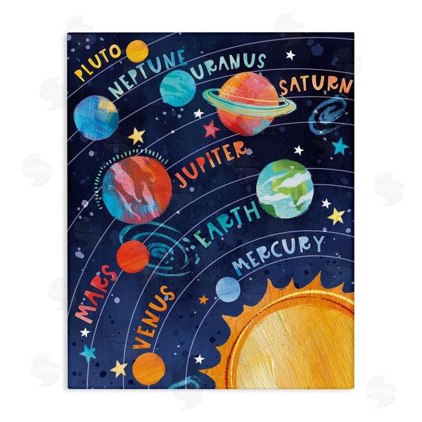 stupell industries Courtney Morgenstern | Educational Solar System Wall Art