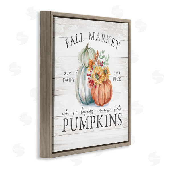 Stupell Industries Courtney Morgenstern | Fall Country Market Pumpkins
