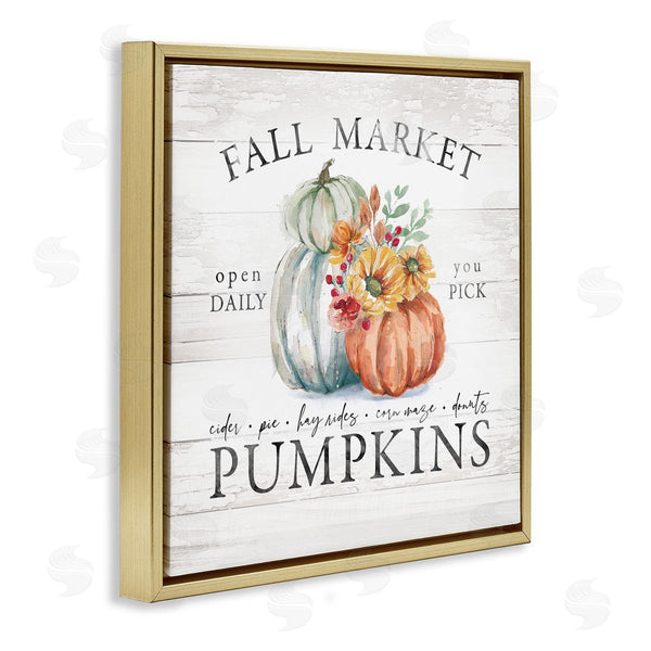 Stupell Industries Courtney Morgenstern | Fall Country Market Pumpkins