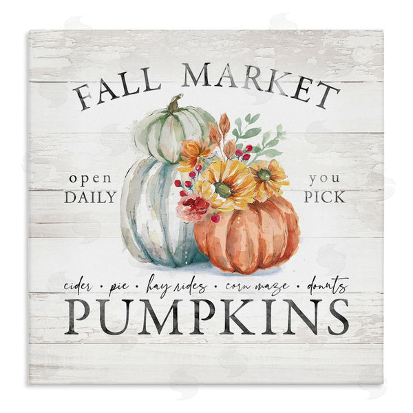 stupell industries Courtney Morgenstern | Fall Country Market Pumpkins