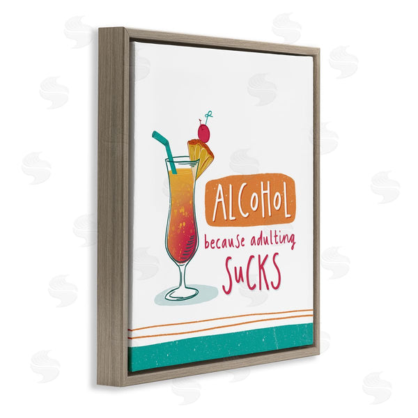 Stupell Industries Courtney Morgenstern | Funny Adulting Phrase Wall Art