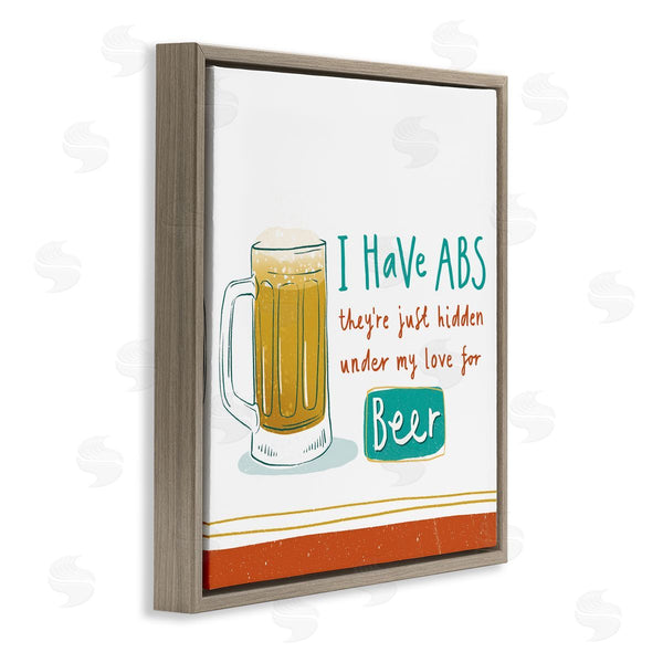 Stupell Industries Courtney Morgenstern | Funny Beer Phrase Wall Art