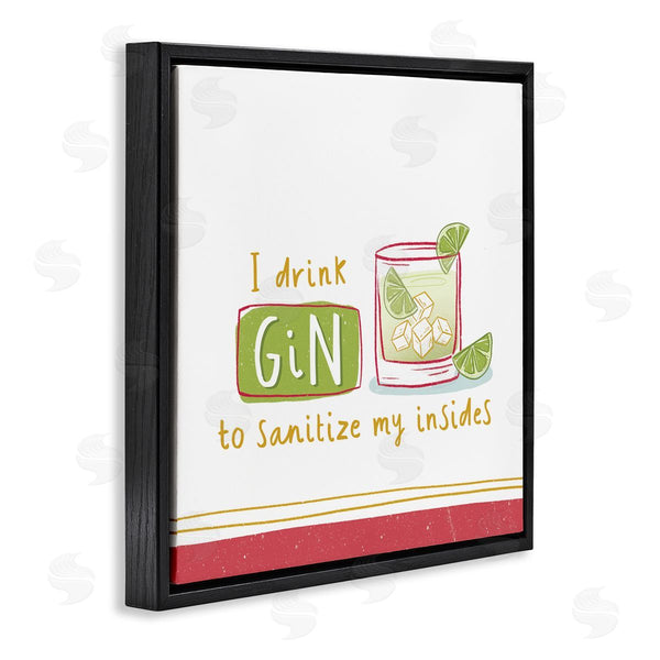 Stupell Industries Courtney Morgenstern | Funny Gin Phrase Wall Art