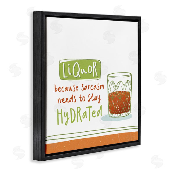 Stupell Industries Courtney Morgenstern | Funny Liquor Phrase Wall Art