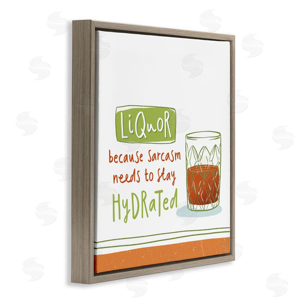 Stupell Industries Courtney Morgenstern | Funny Liquor Phrase Wall Art