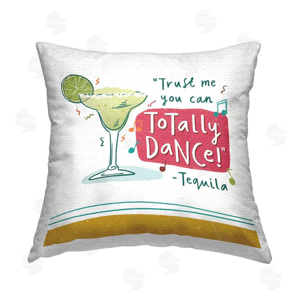 Stupell Industries Courtney Morgenstern | Funny Tequila Phrase Printed Throw Pillow