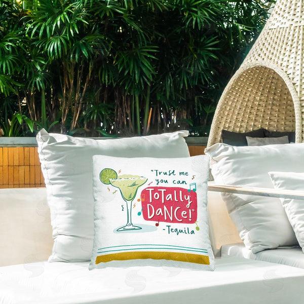 Stupell Industries Courtney Morgenstern | Funny Tequila Phrase Printed Throw Pillow