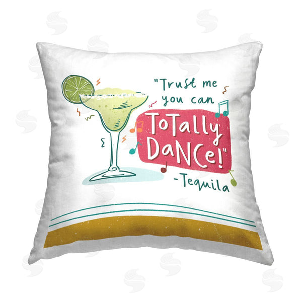 stupell industries Courtney Morgenstern | Funny Tequila Phrase Printed Throw Pillow
