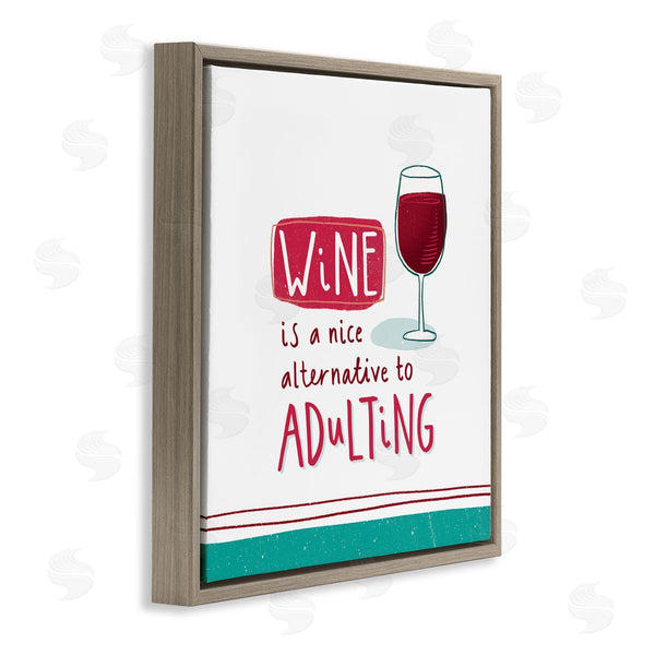 Stupell Industries Courtney Morgenstern | Funny Wine Phrase Wall Art
