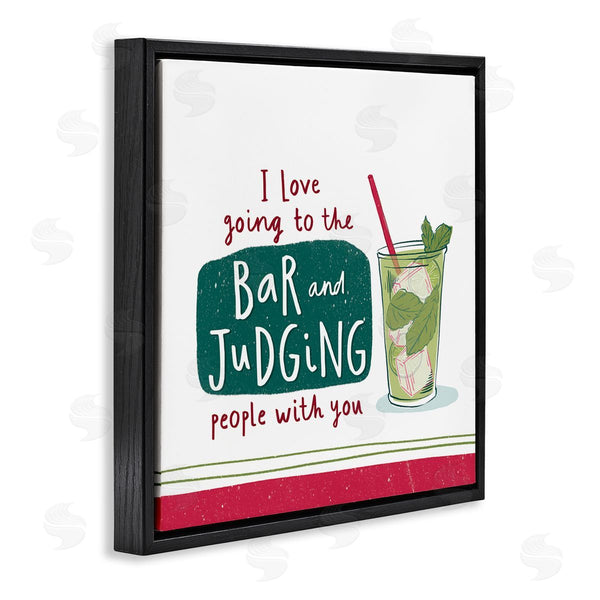 Stupell Industries Courtney Morgenstern | Judging You Humor Wall Art