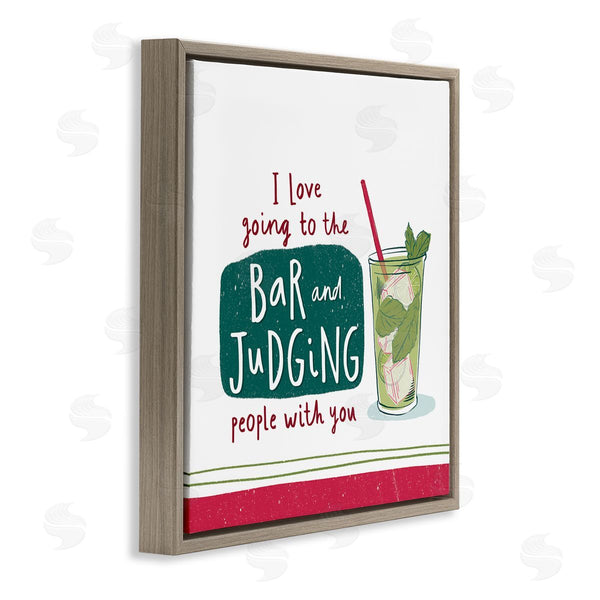 Stupell Industries Courtney Morgenstern | Judging You Humor Wall Art
