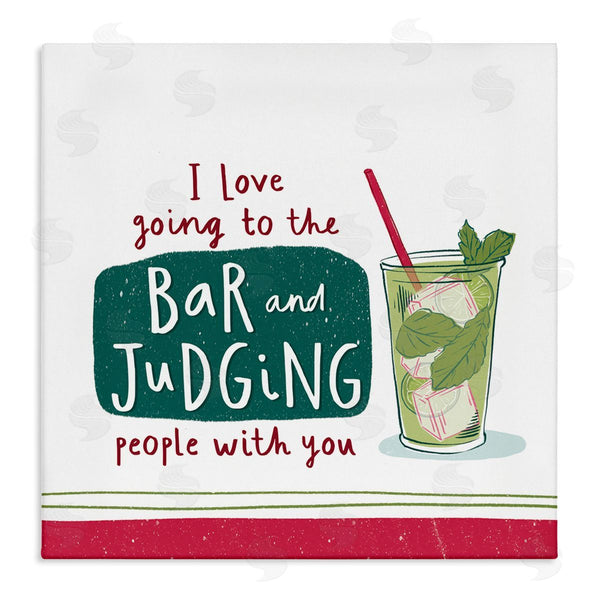 stupell industries Courtney Morgenstern | Judging You Humor Wall Art