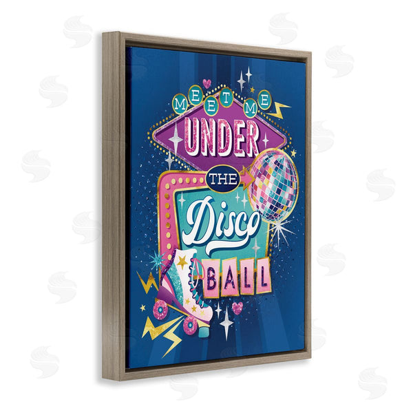Stupell Industries Courtney Morgenstern | Meet Me Under Disco Ball