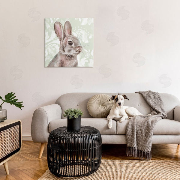 Stupell Industries Courtney Morgenstern | Rabbit With Floral Pattern Wall Art