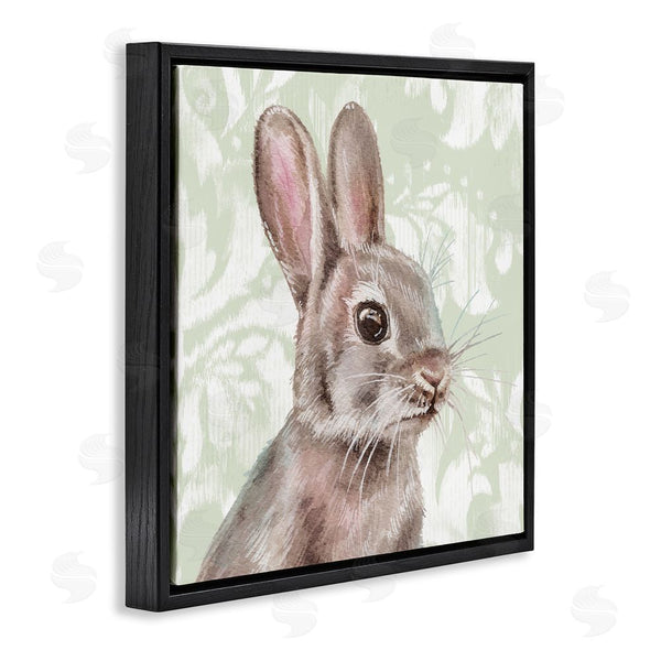 Stupell Industries Courtney Morgenstern | Rabbit With Floral Pattern Wall Art