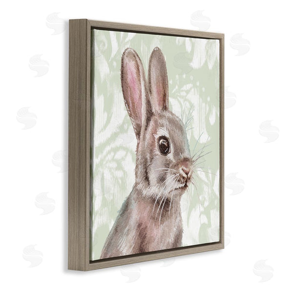 Stupell Industries Courtney Morgenstern | Rabbit With Floral Pattern Wall Art