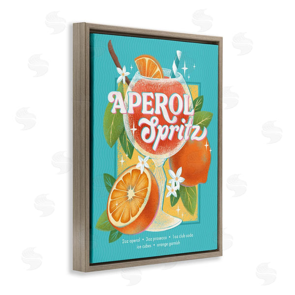 Stupell Industries Courtney Morgenstern | Refreshing Retro Aperol & Recipe
