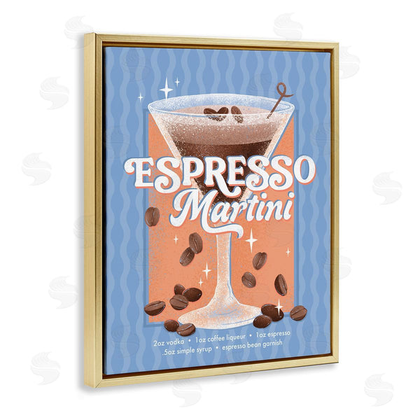 Stupell Industries Courtney Morgenstern | Retro Espresso Martini & Recipe