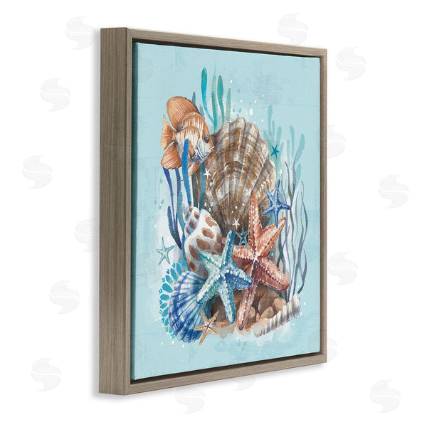 Stupell Industries Courtney Morgenstern | Seashell Still Life